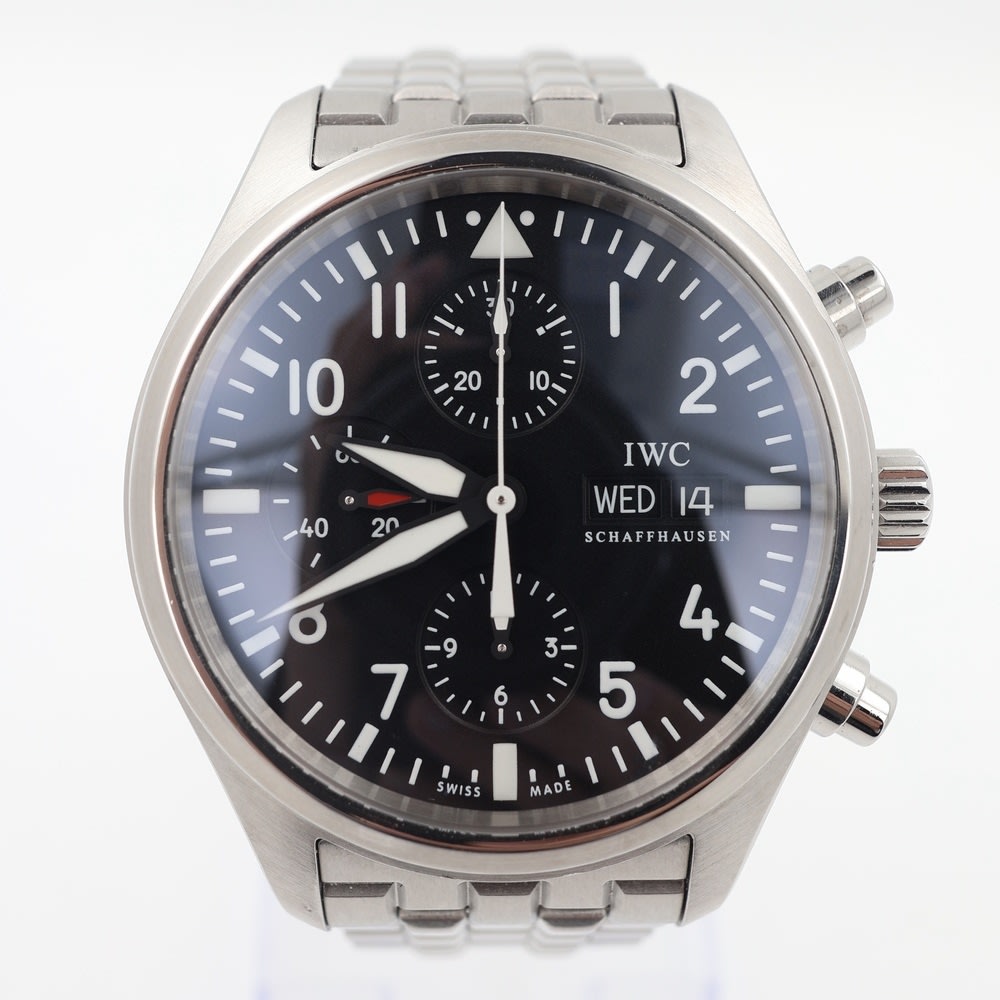 IWC Pilot Chronograph watch view 1