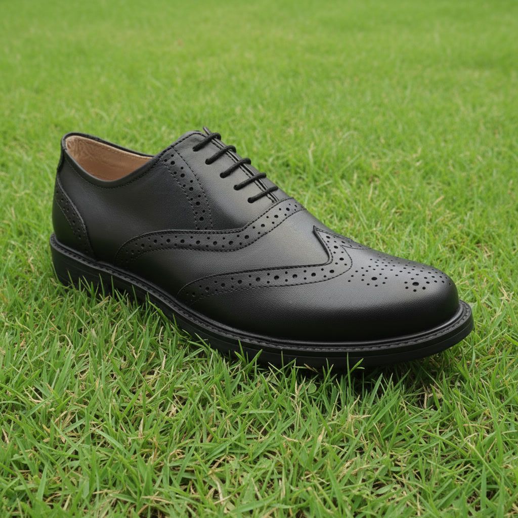 Brouge Shoe Premium CRUST Genuine Leather TPR SOLE High Quality shoe