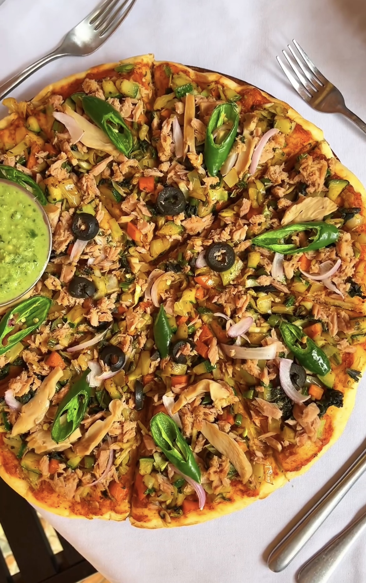 Vegetable Pizza (Large)