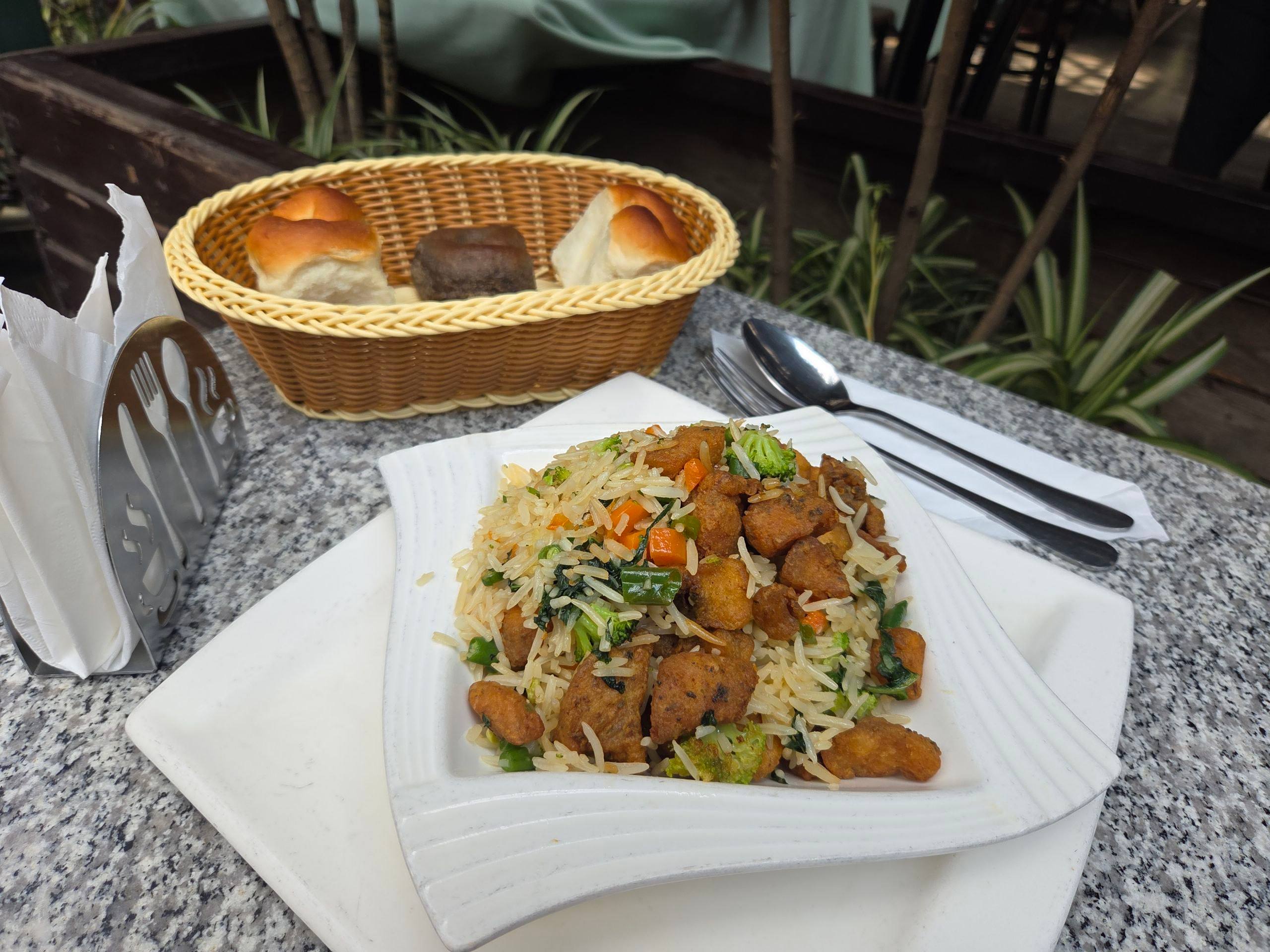 Stir Fried Fish With Rice
