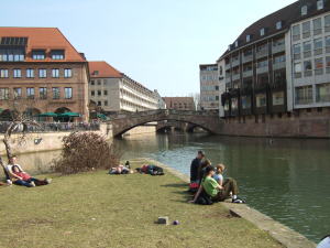 Pegnitz 運河の緑地