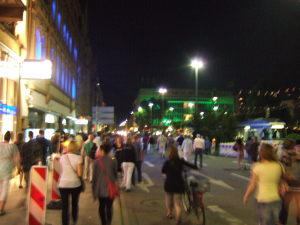 ホコテン状態のBismarckplatz