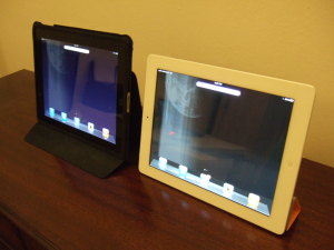 iPadとiPad2:縦置き