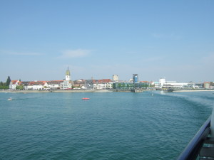 フェリーから見た Friedrichshafen