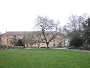 Mannheim の街中の緑地