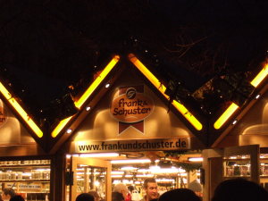 クリスマスマーケットのハーブティー屋