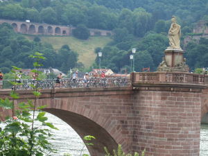 HeidelbergMan 2010: 旧橋で自転車