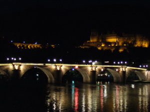 夜のハイデルベルク城