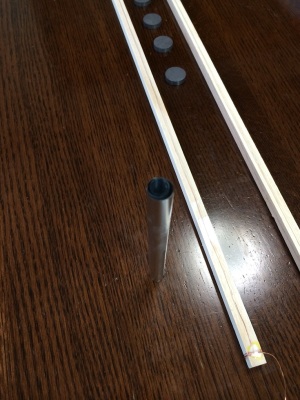 アルミ箔の棒