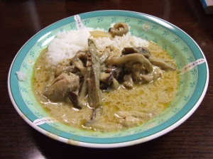 グリーンカレーできあがり