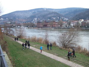 Neckar河畔の緑地