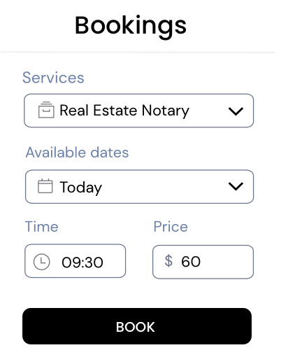 Booking