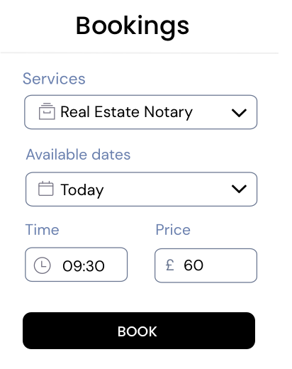 Booking