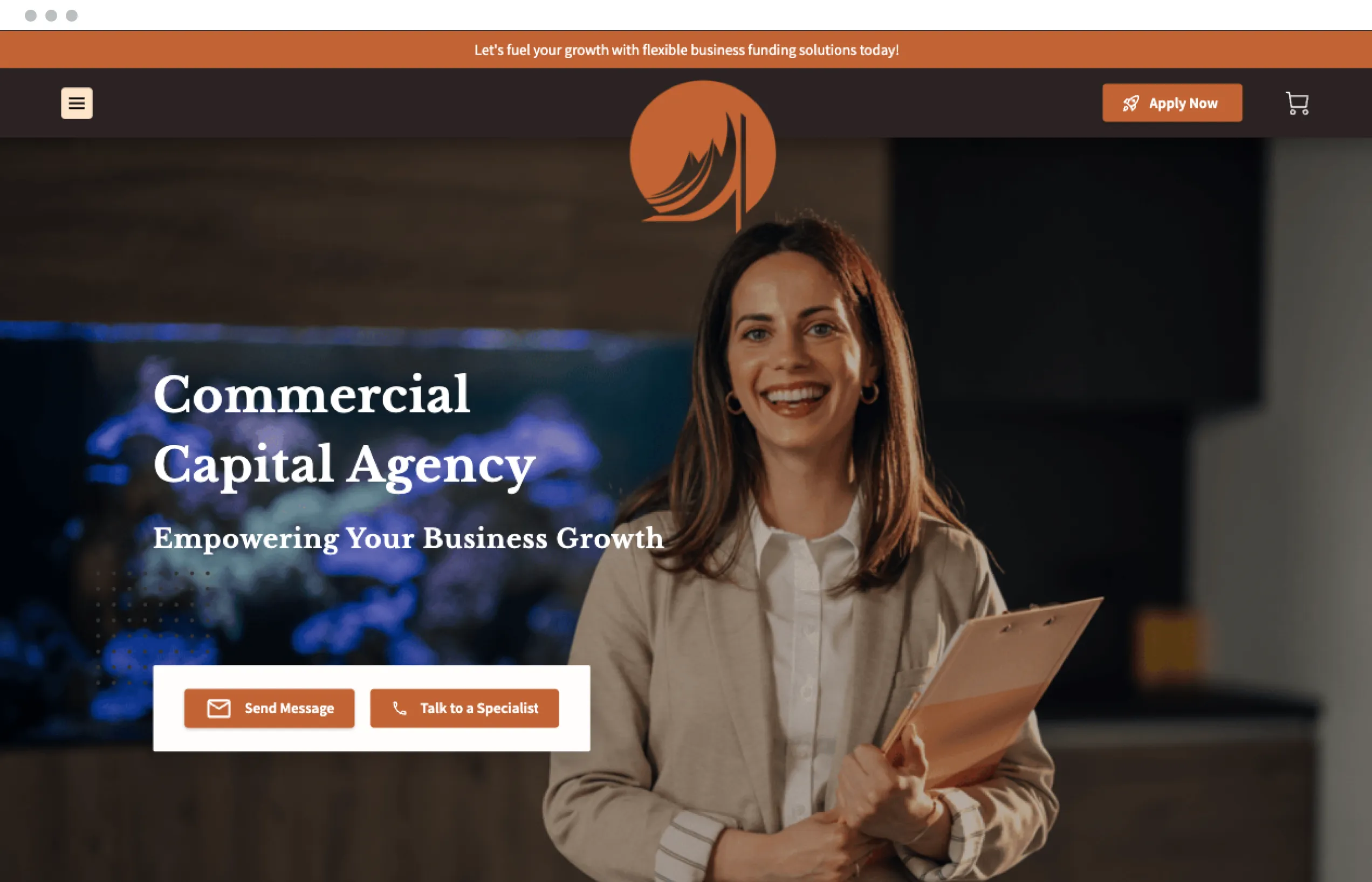 UENI Website Example