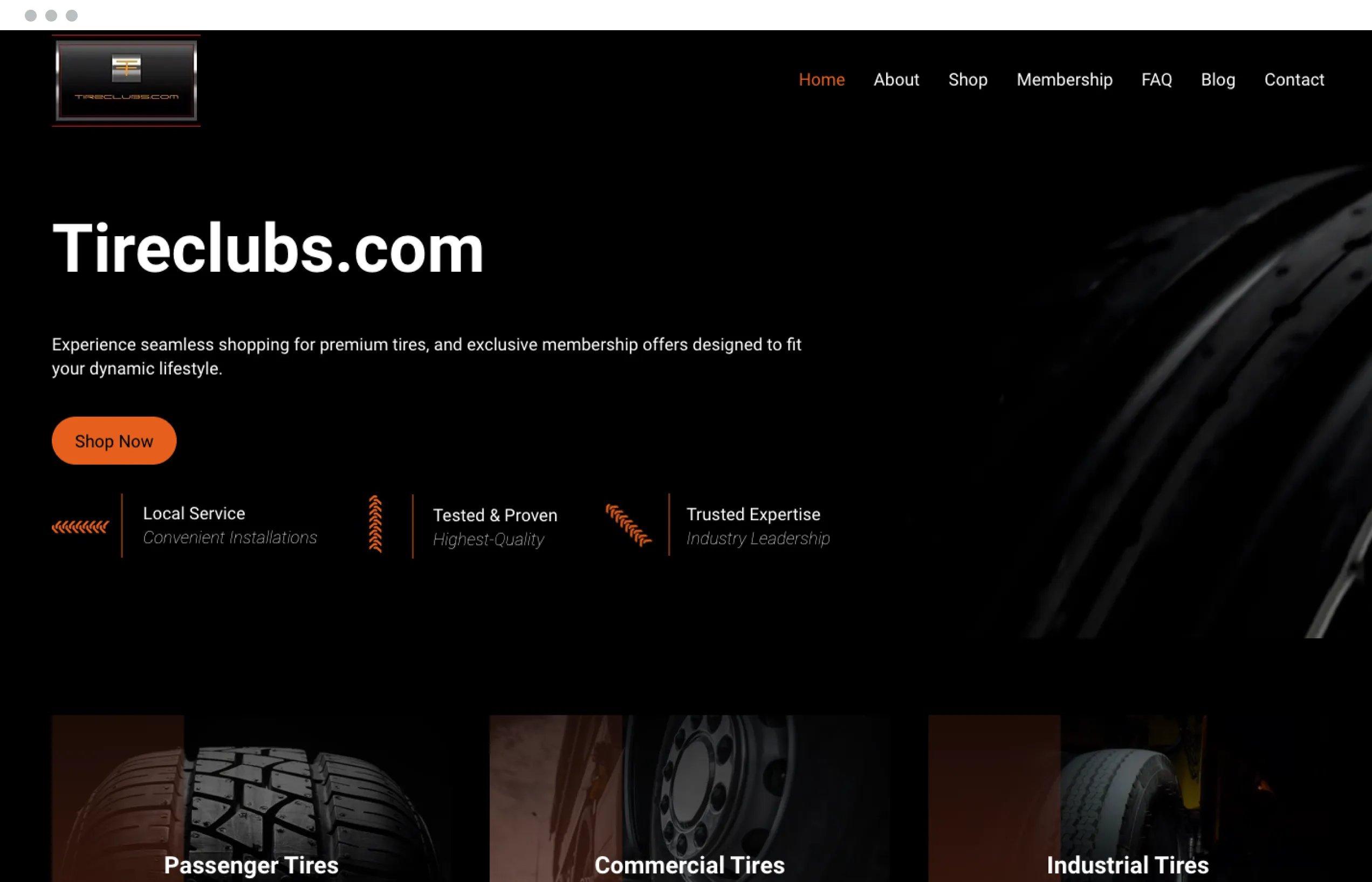 UENI Website Example