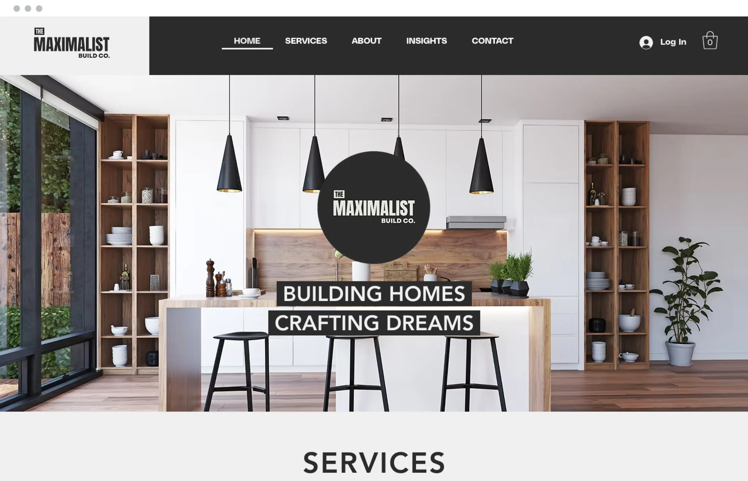 UENI Website Example