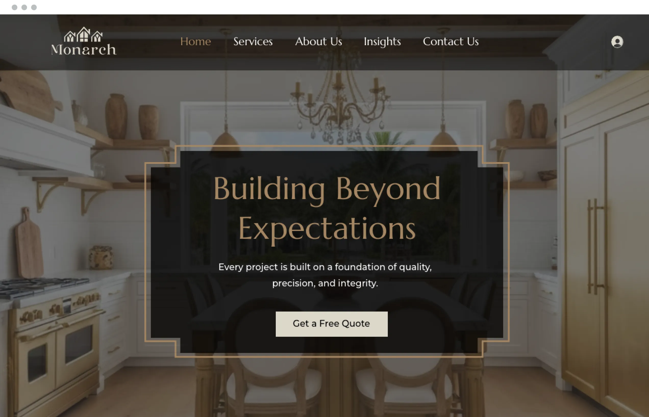 UENI Website Example