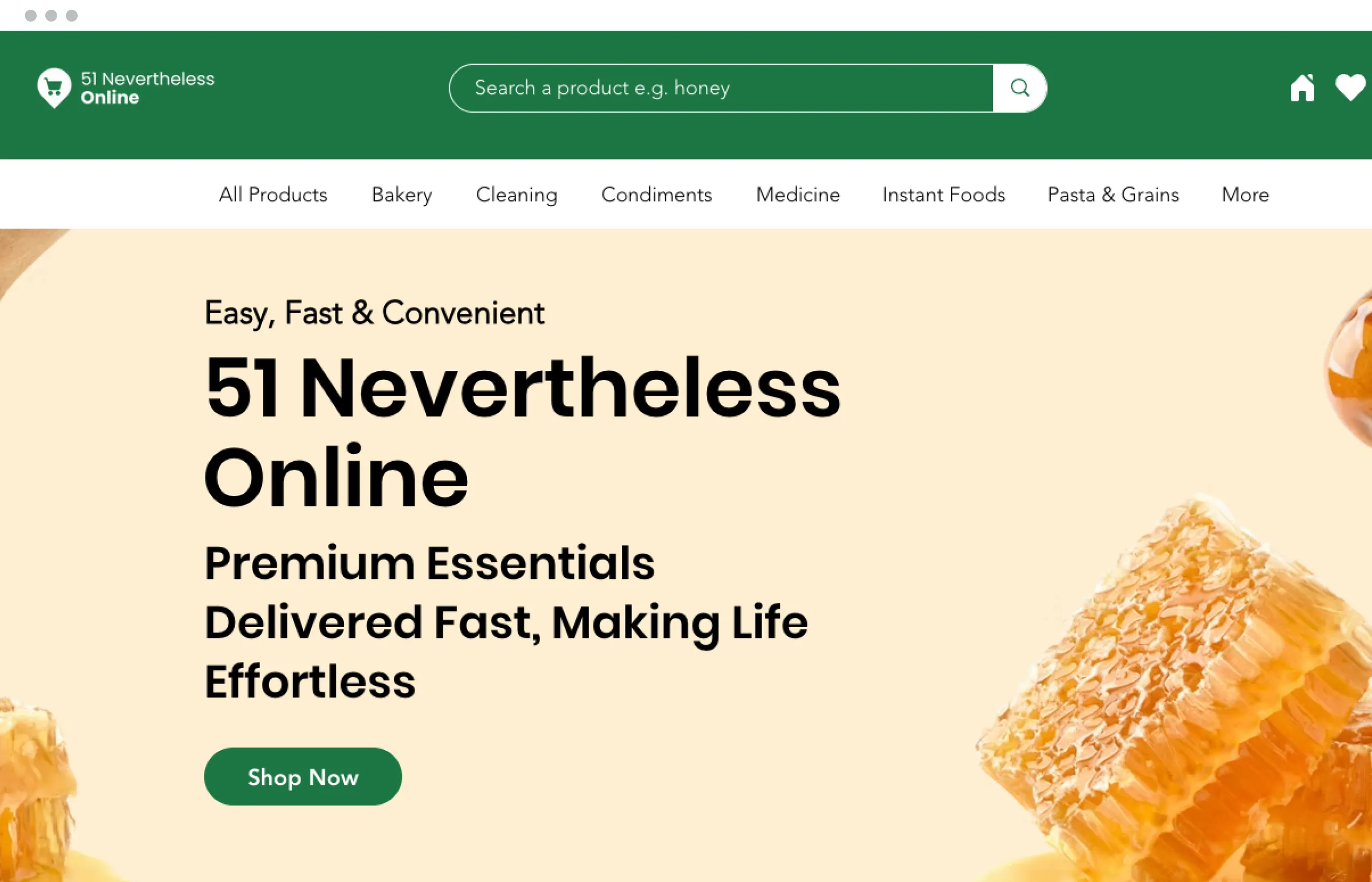UENI Website Example