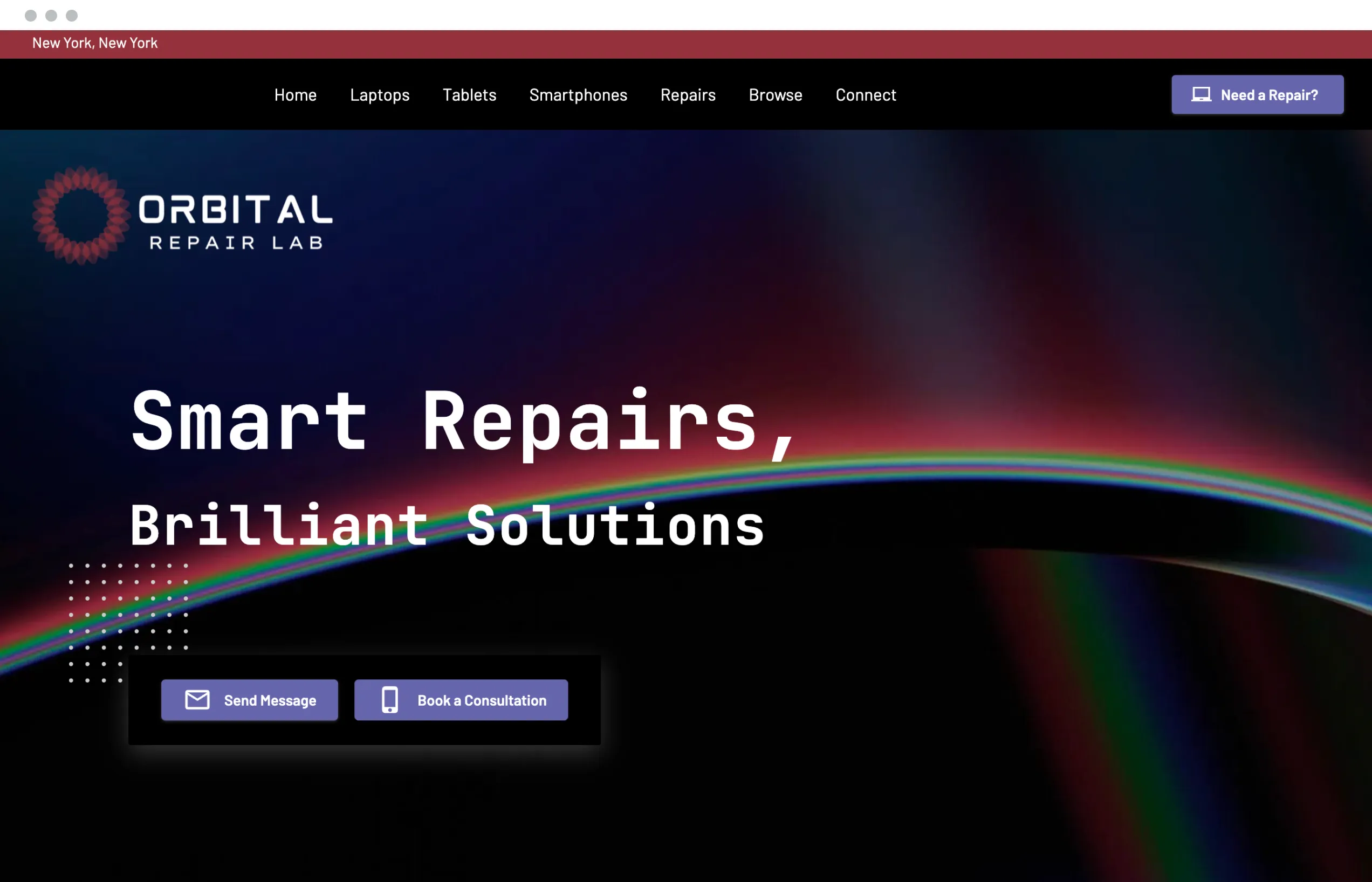 UENI Website Example