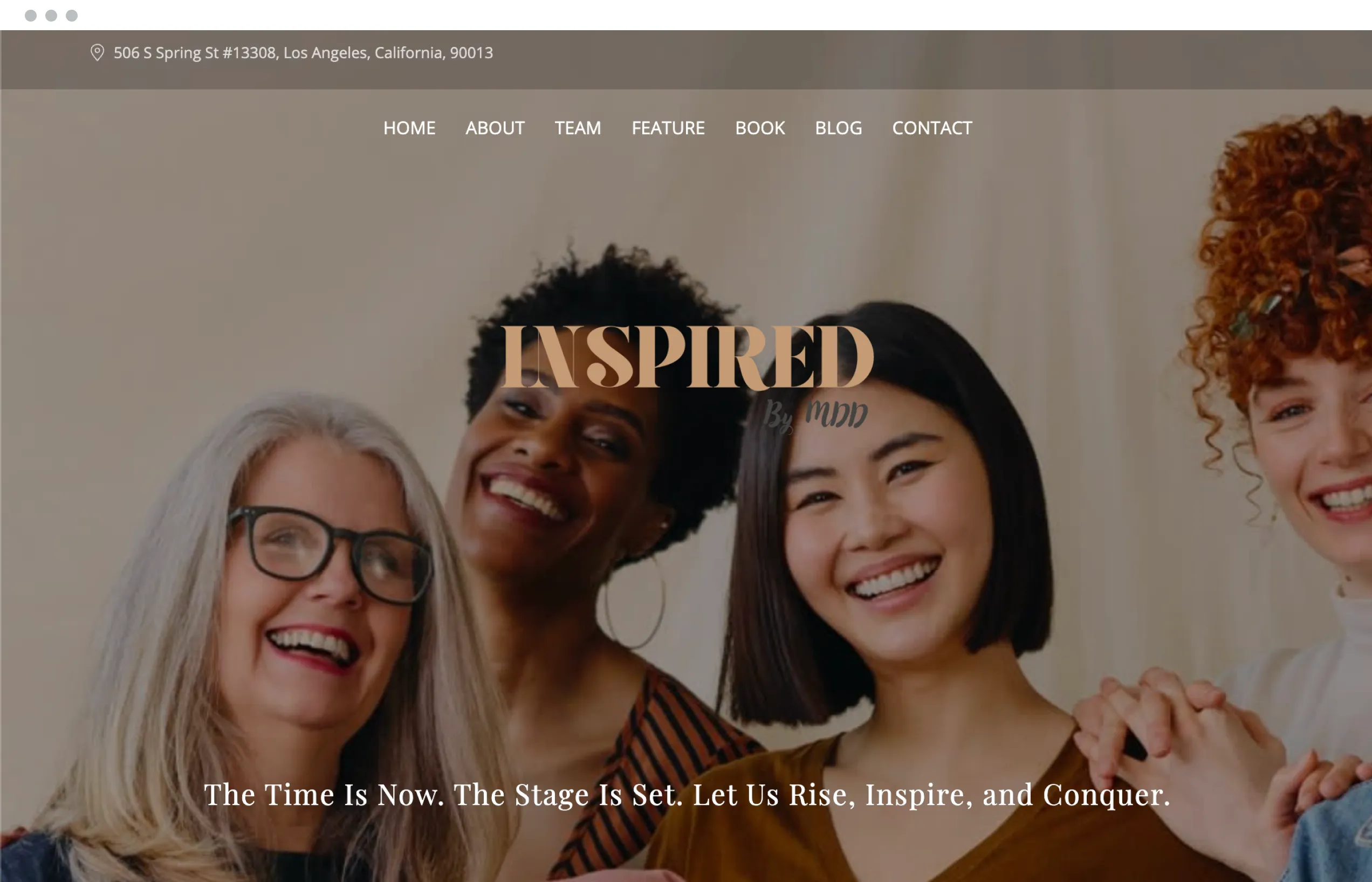 UENI Website Example