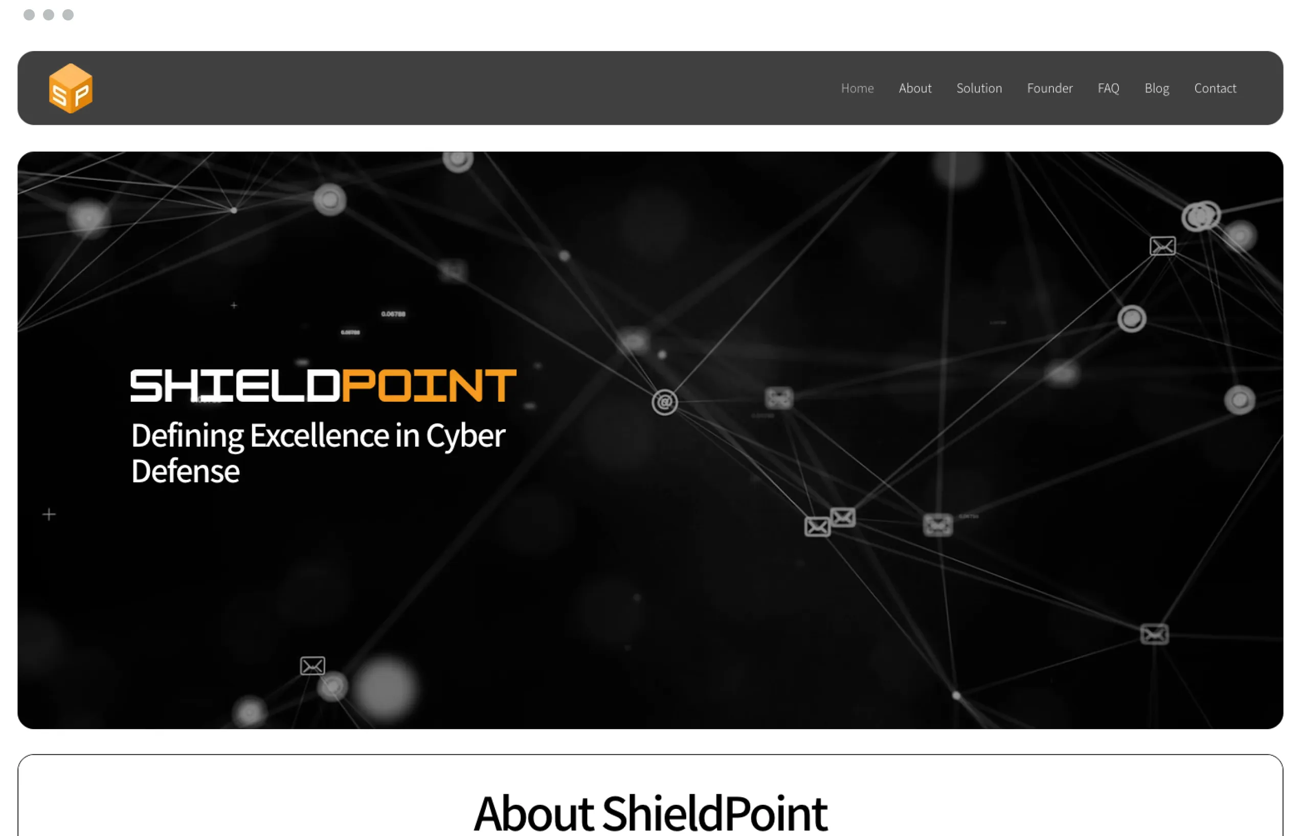 UENI Website Example