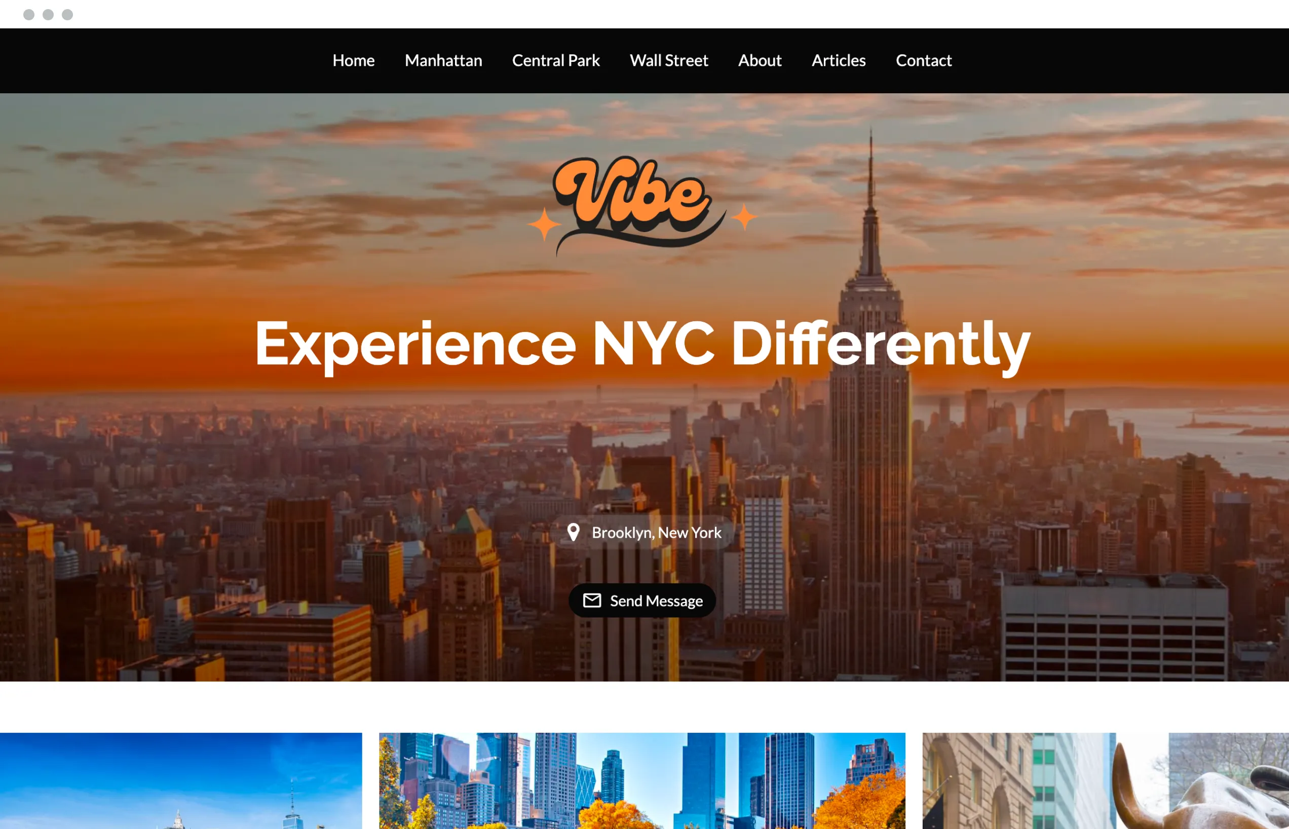 UENI Website Example