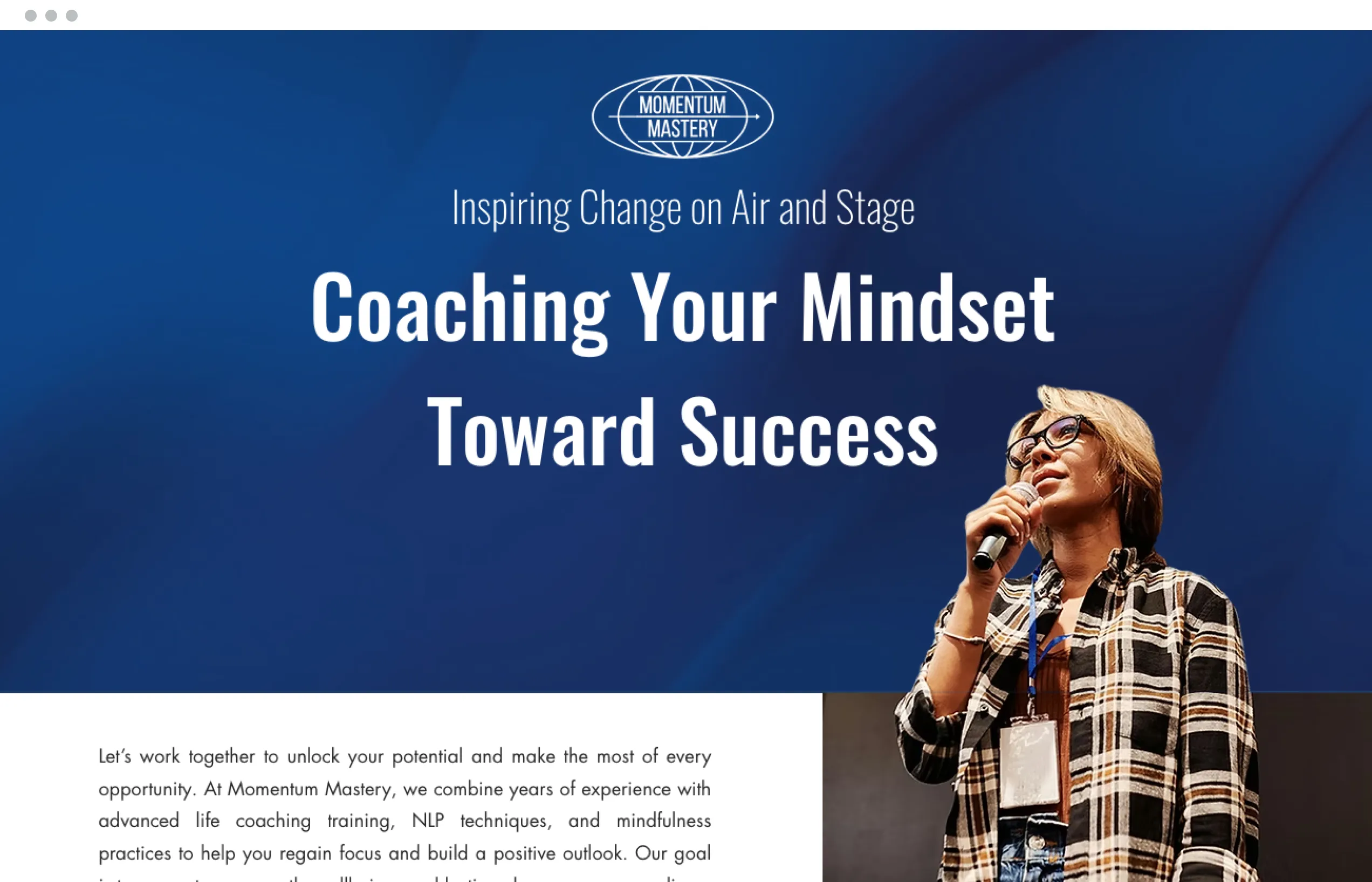 UENI Website Example