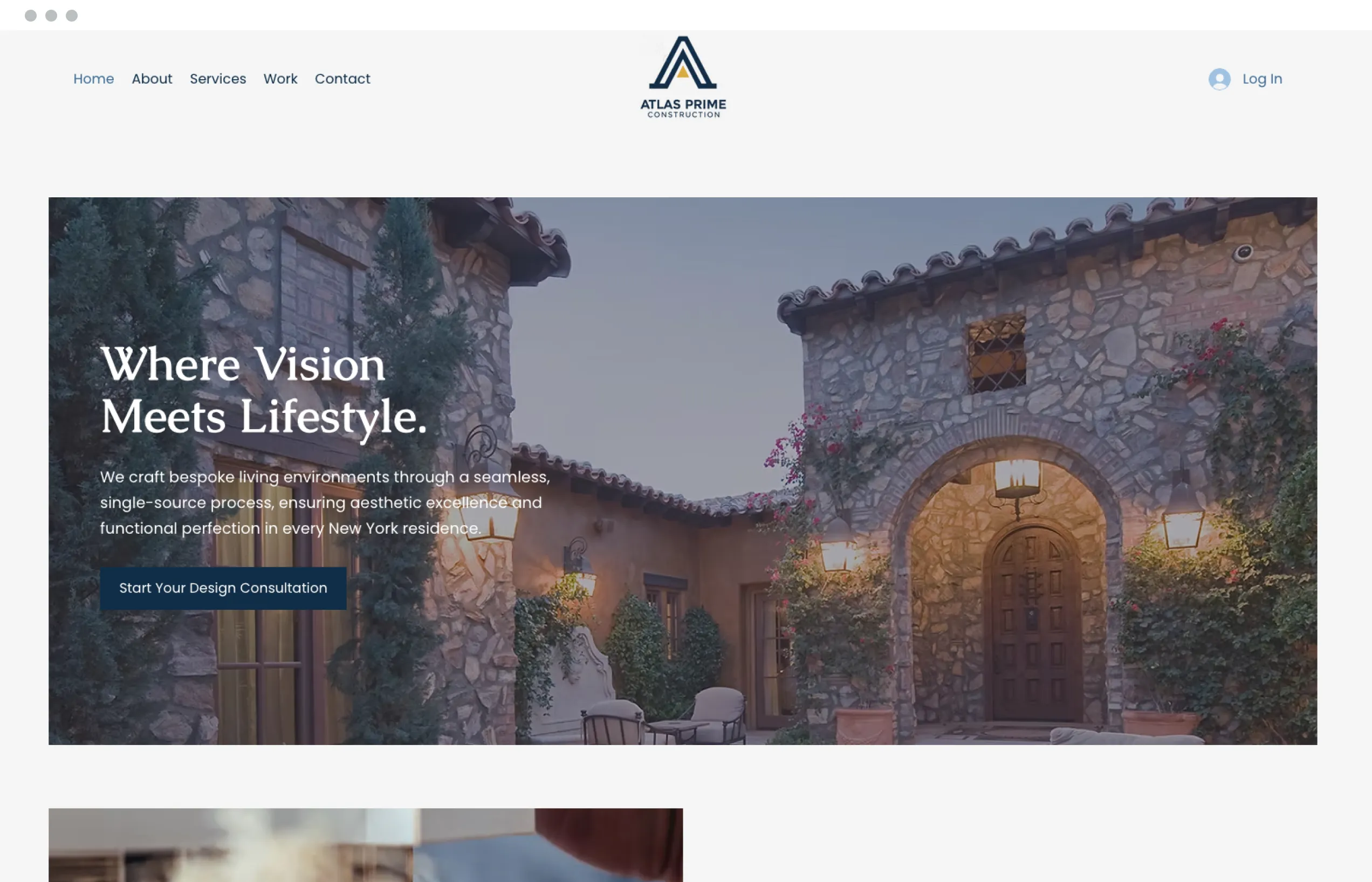 UENI Website Example