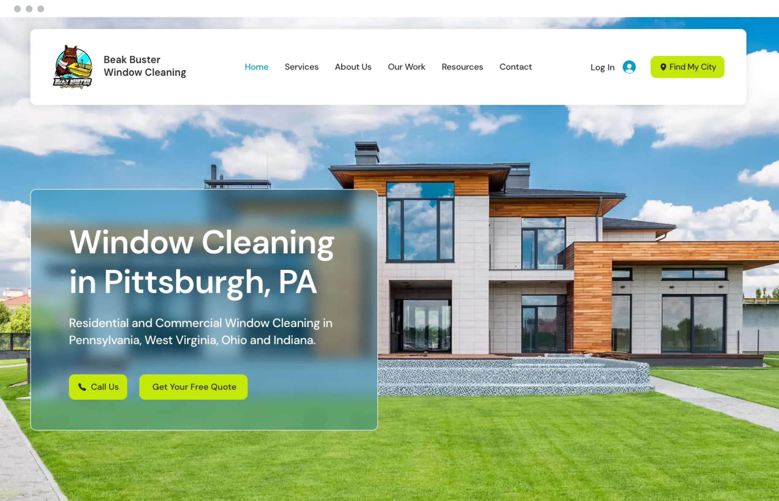 UENI Website Example