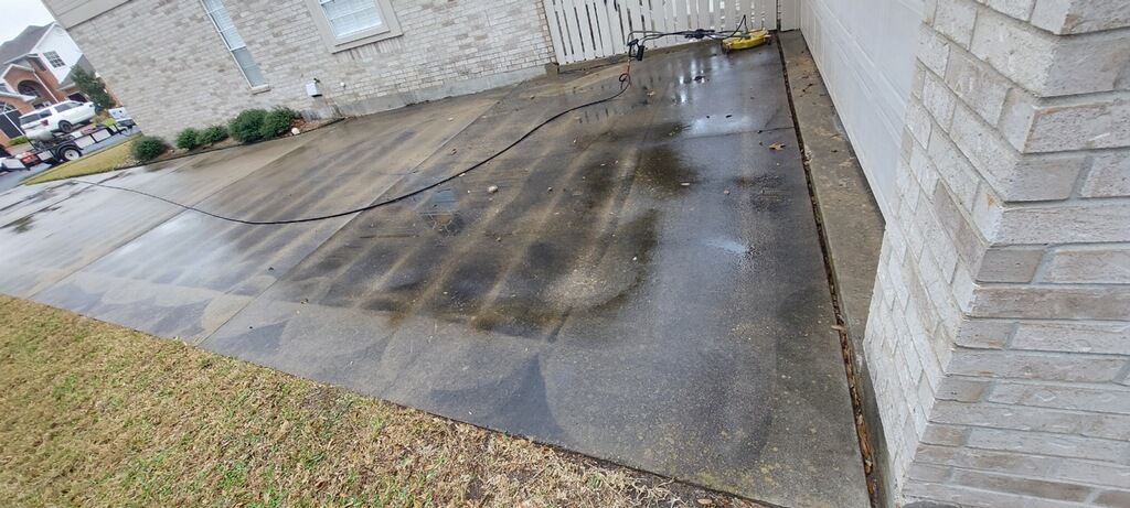Pressure Wash Before