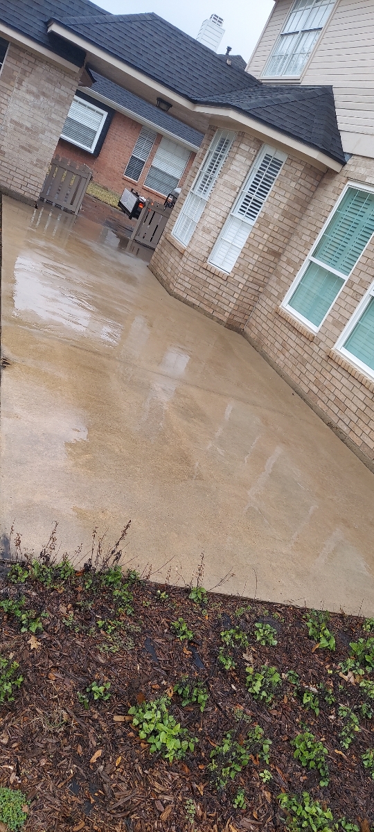 Pressure Wash After