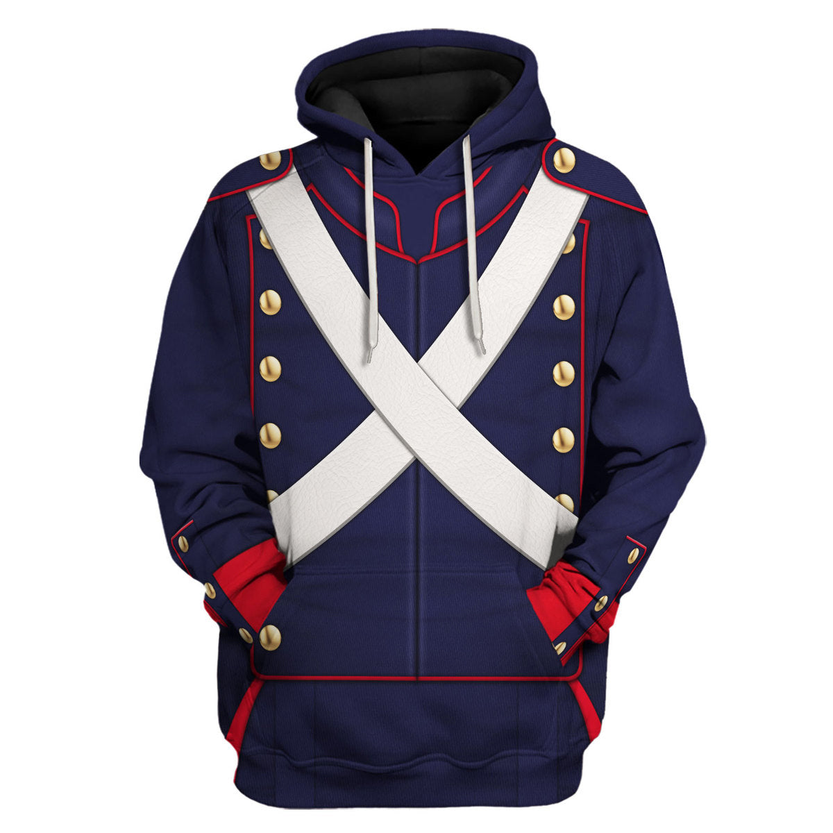 Gearhomie French Line Foot Artillery-1812-1815 Uniform All Over Print hoodie