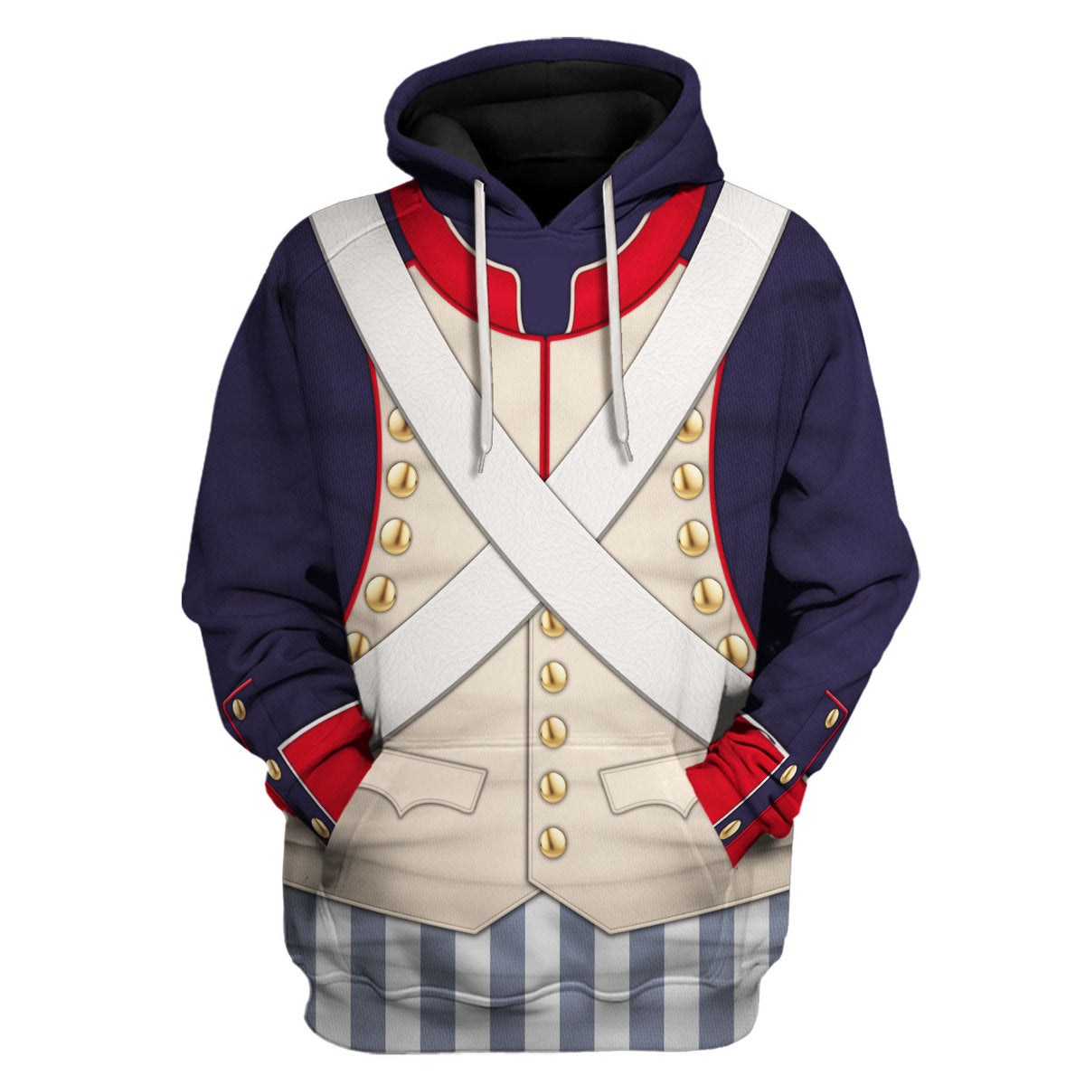Gearhomie French Line Infantry 1796-1806 Uniform All Over Print hoodie