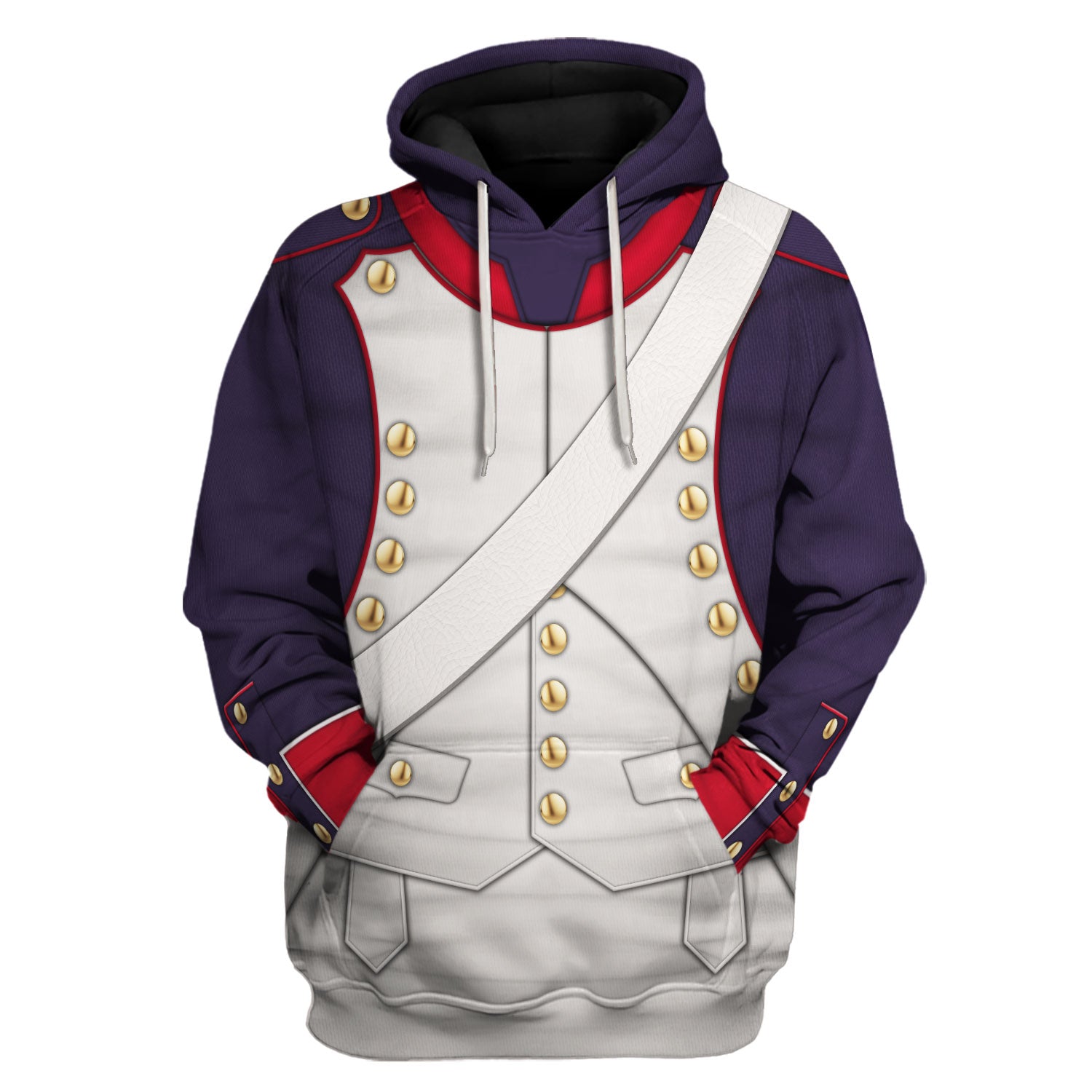Gearhomie French Line Infantry-Fusalier In Full Dress (1806-1812) Uniform All Over Print hoodie