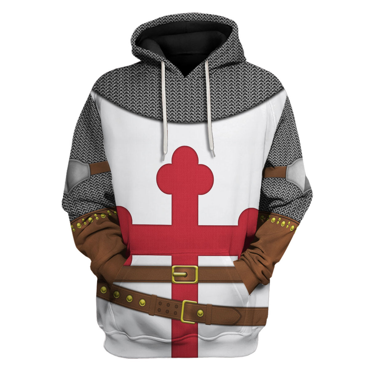 Gearhomie Galahad Knight Costume hoodie