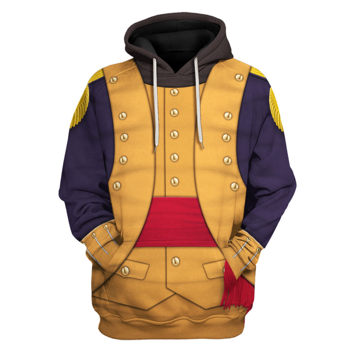 Gearhomie George Washington Uniform All Over Print hoodie