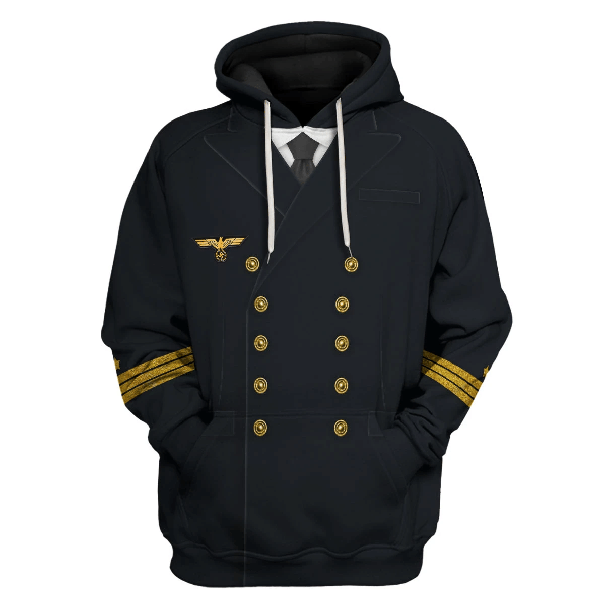 Gearhomie German WWII Kriegsmarine (War Navy) Costume 2 hoodie