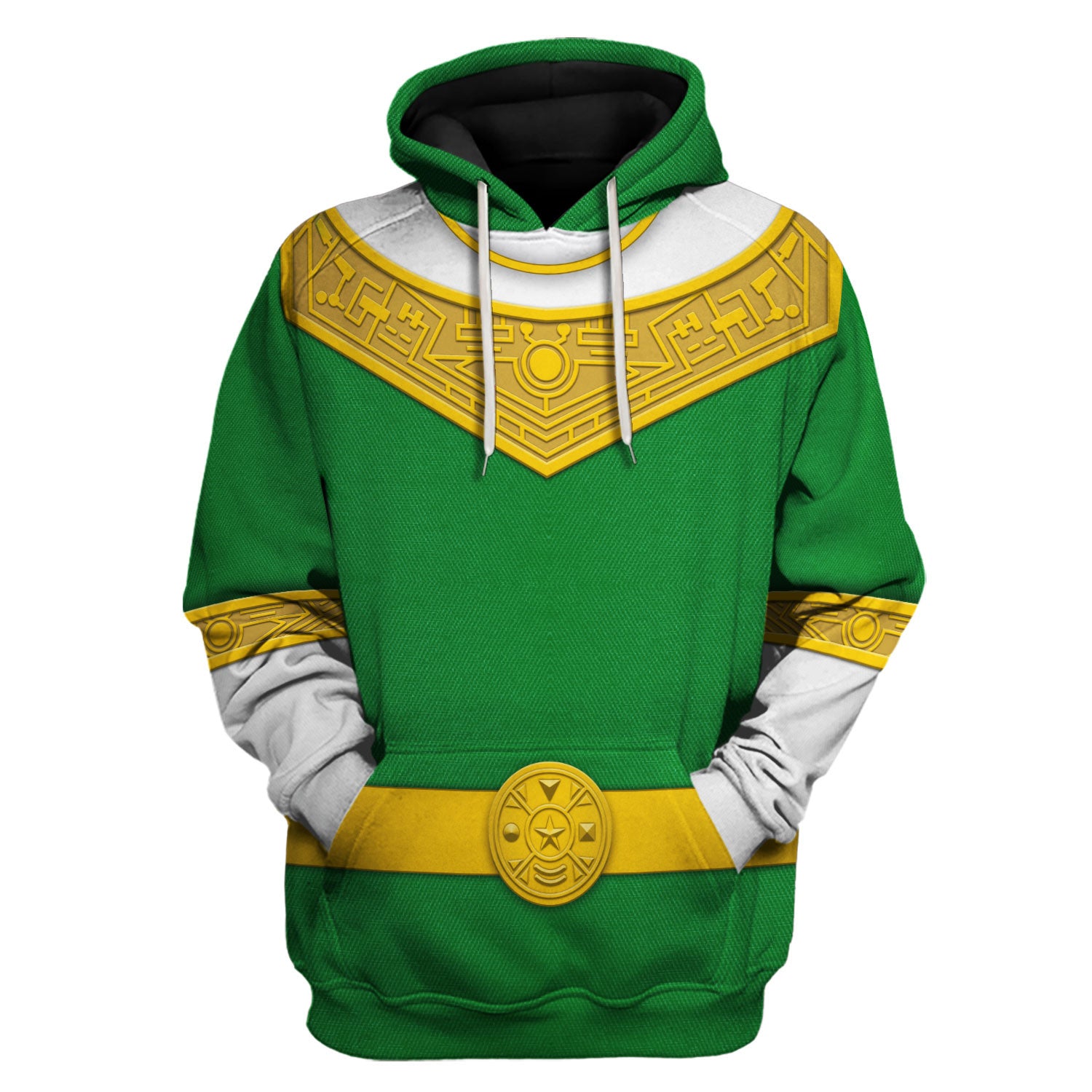 Gearhomie Green Power Rangers Zeo hoodie