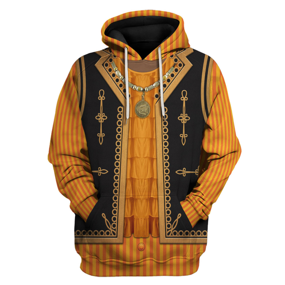 Gearhomie Guitar Burning Outfit Jimi Hendrix Costume hoodie