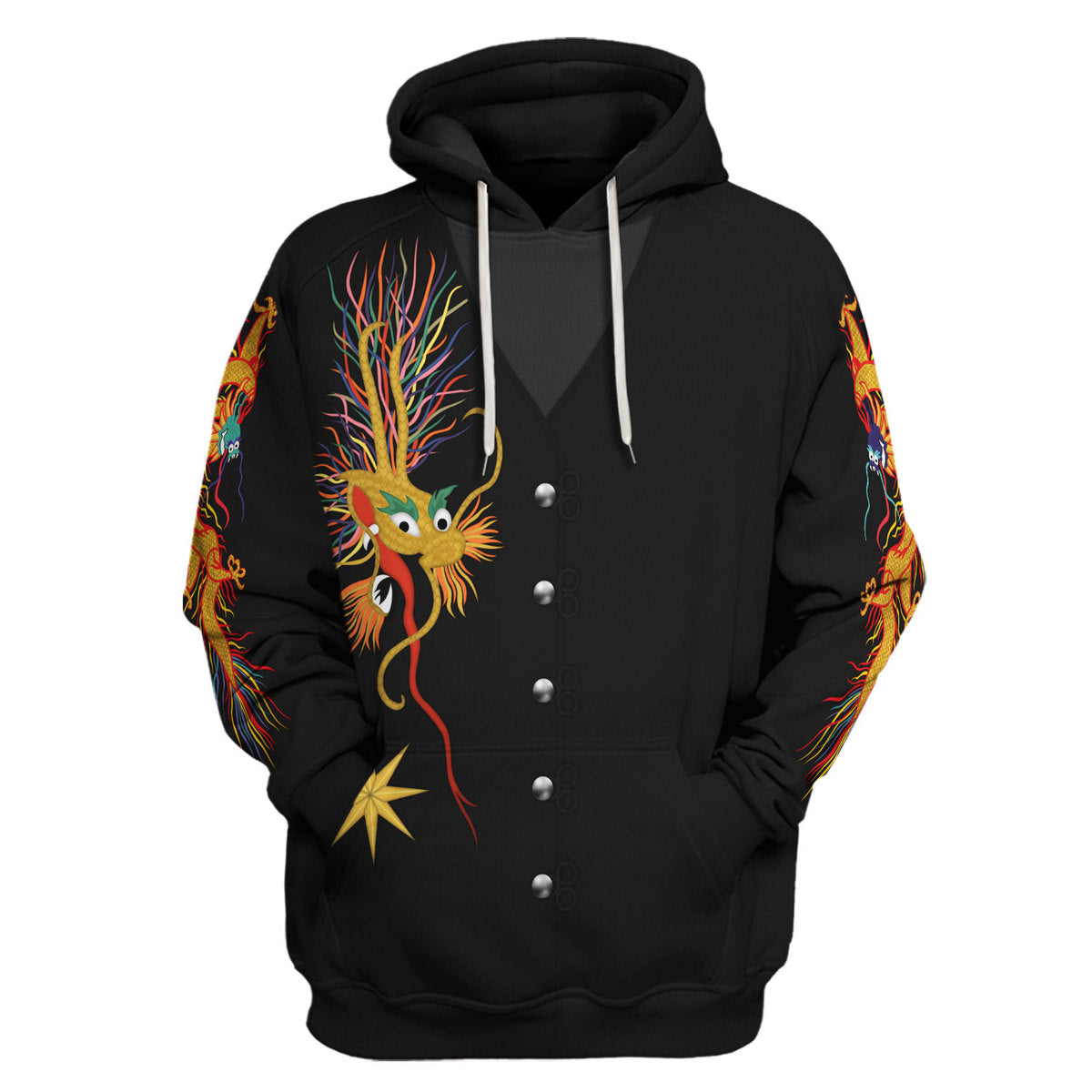 Gearhomie Jimmy Page Dragon Suit Costume hoodie