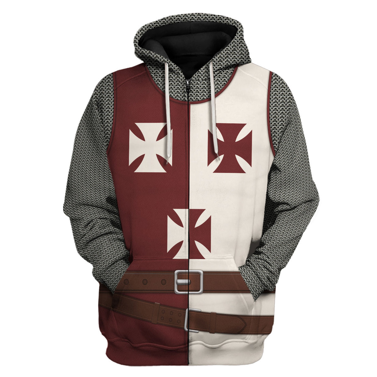 Gearhomie Knight Kingdom of Heaven Costume hoodie