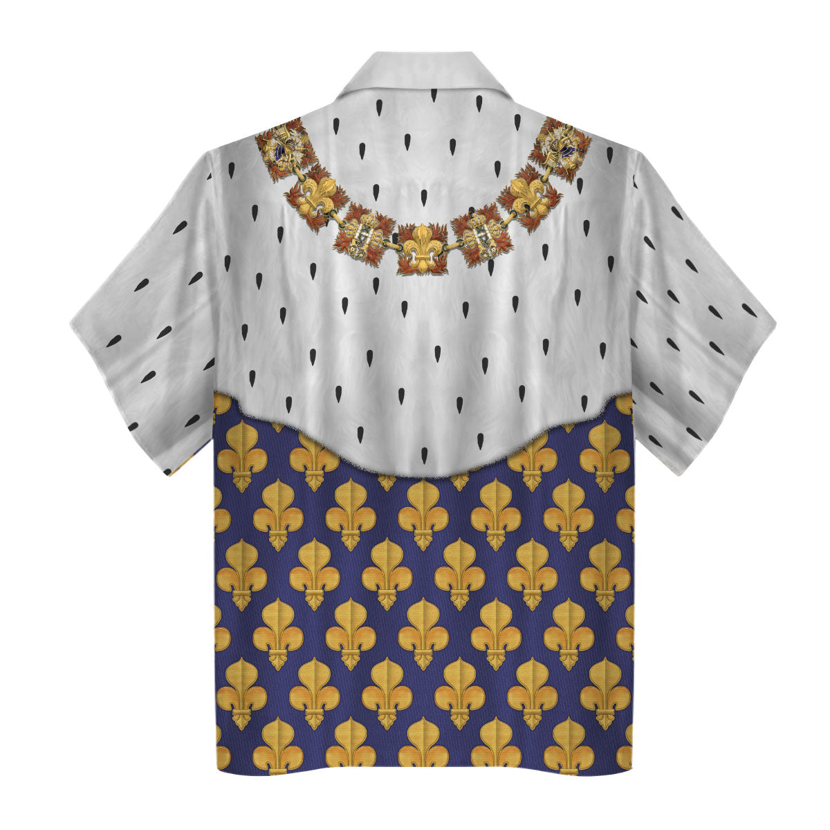 Gearhomie Louis XIII of France in Coronation Robes Costume All Over Print sweatshirt