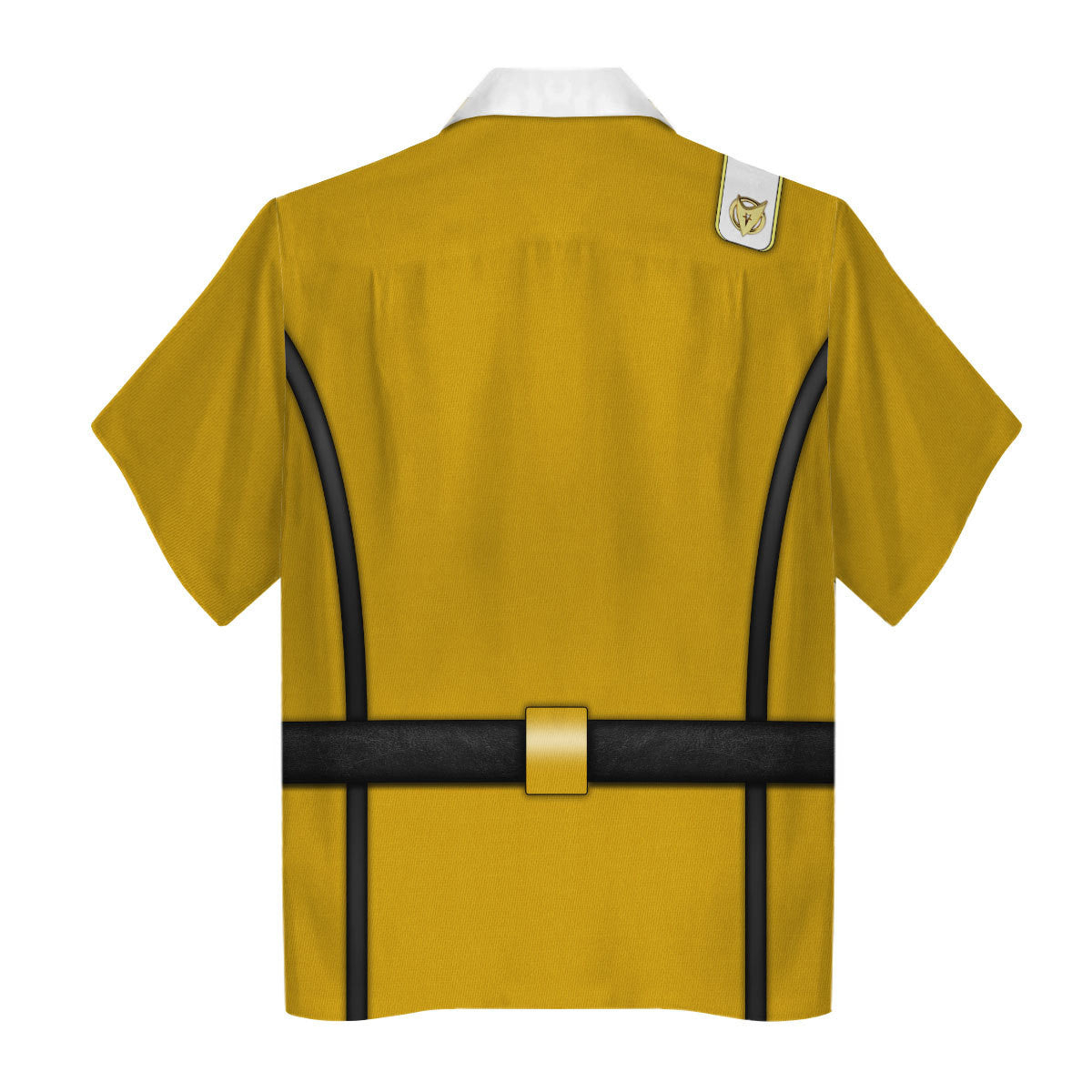 123 Wrath Of Khan Kirk Spock Starfleet Yellow hawaiian 123