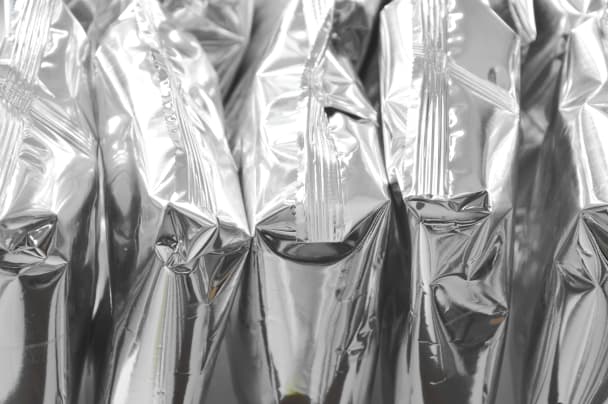 Producten in aluminium verpakt