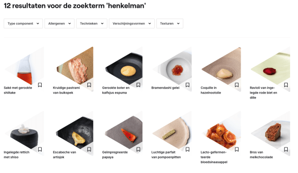 Components Gastronomics with Henkelman
