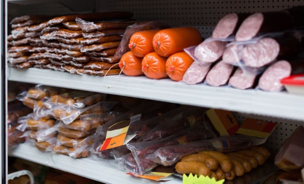 Gevacumeerde producten in de koeling