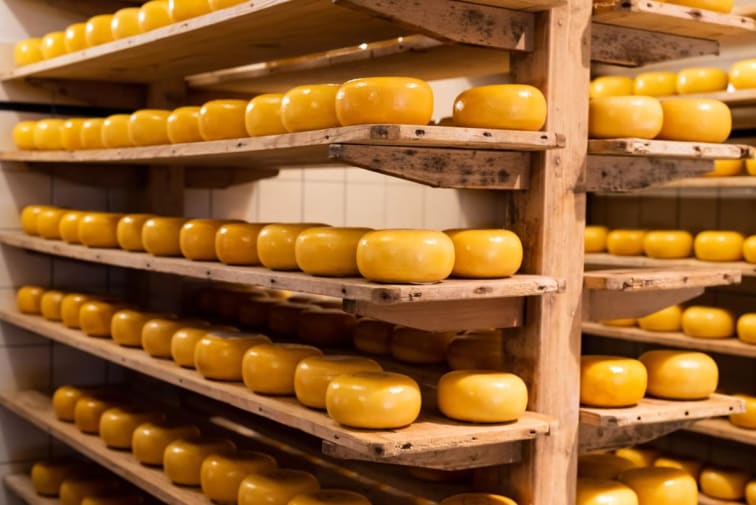 Cheese vacuum packaging Henkelman