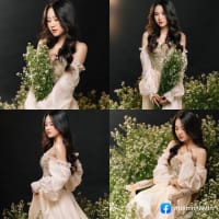 Váy công chúa cổ điển dáng dài chụp ảnh sinh nhật đi chơi xinh đi tiệc tại Đà Nẵng size M