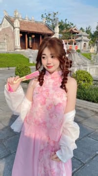 Set yếm tơ hoa hồng mix chân váy MONO đi tiệc tại Đà Nẵng size M