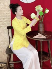 Set bà ba vàng đi tiệc tại Đà Nẵng size M